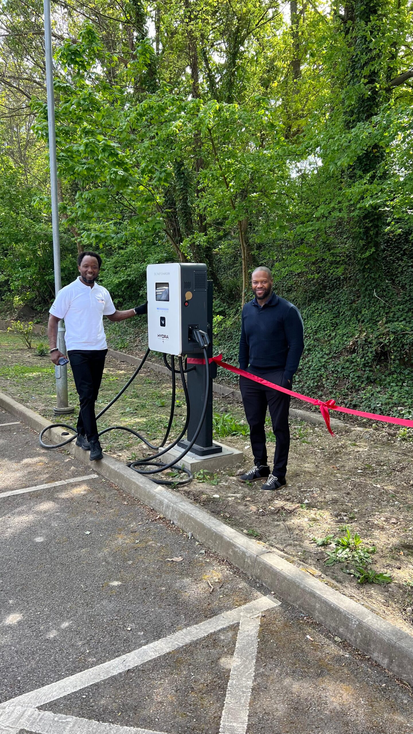 Hydra CPO EV charger installation at Aldingbourne Country Centre